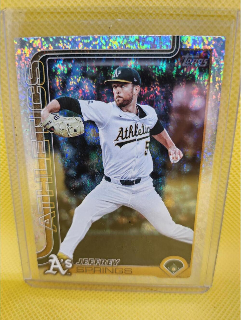 Silver Foil Insert - Jeffrey Springs - 2025 Topps Update #US283 - A's - Mint - Picture 1 of 2